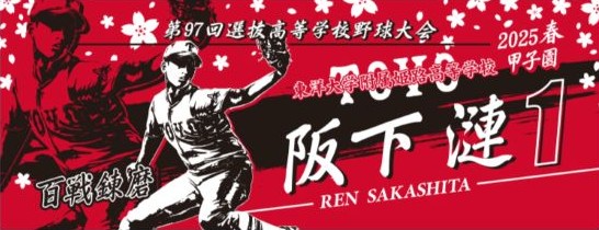 甲子園出場記念タオル・第98回選抜高等学校野球大会 記念タオル 中厚